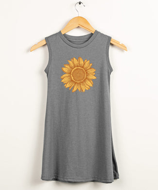 Sunflower T-Shirt Dress
