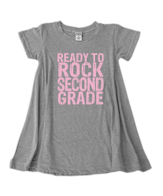 Heather Gray 'Ready to Rock Second' Dress