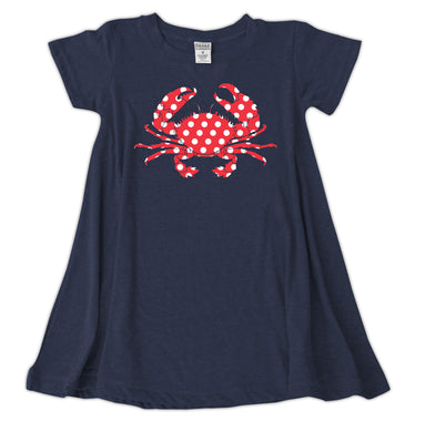Polka Dot Crab T-Shirt Dress