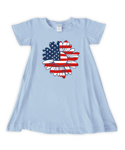 American Flag Daisy Dress