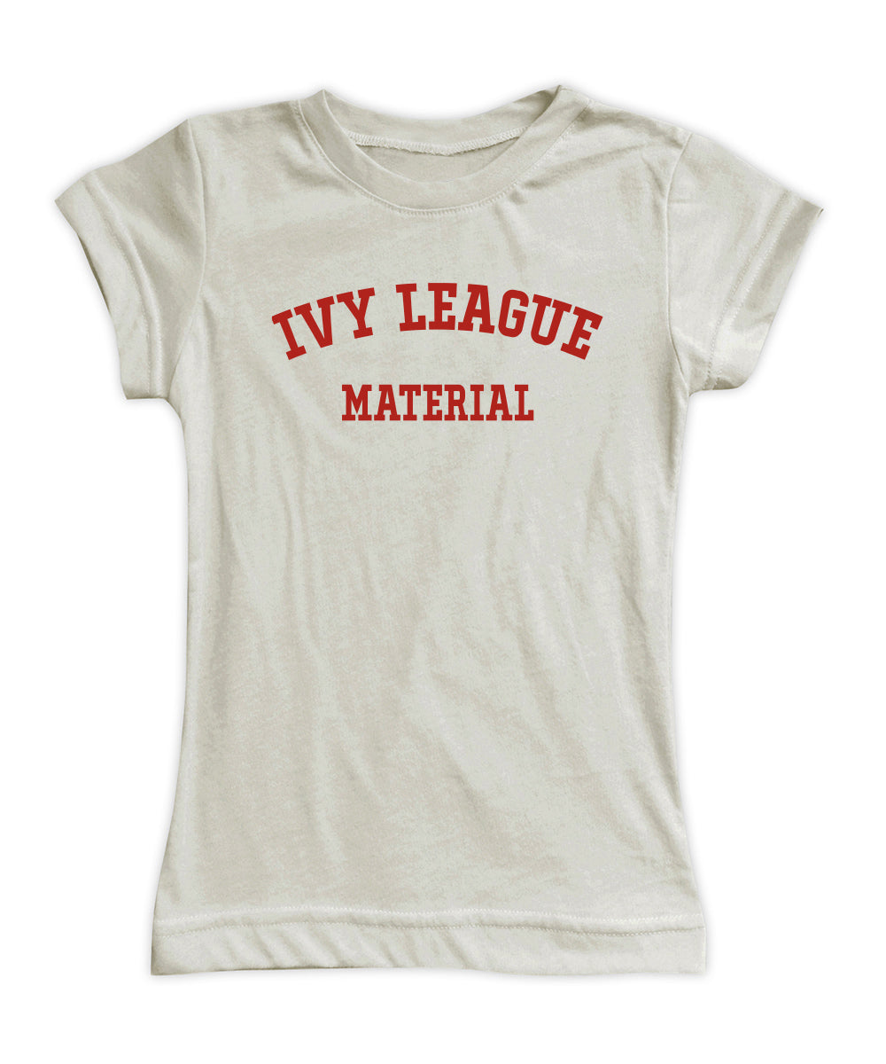 'Ivy League Material' Fitted Tee