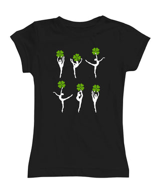 Dancers with Shamrocks Fitted Tee