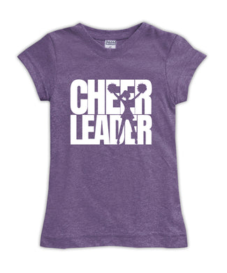 Purple Cheerleader Fitted Tee