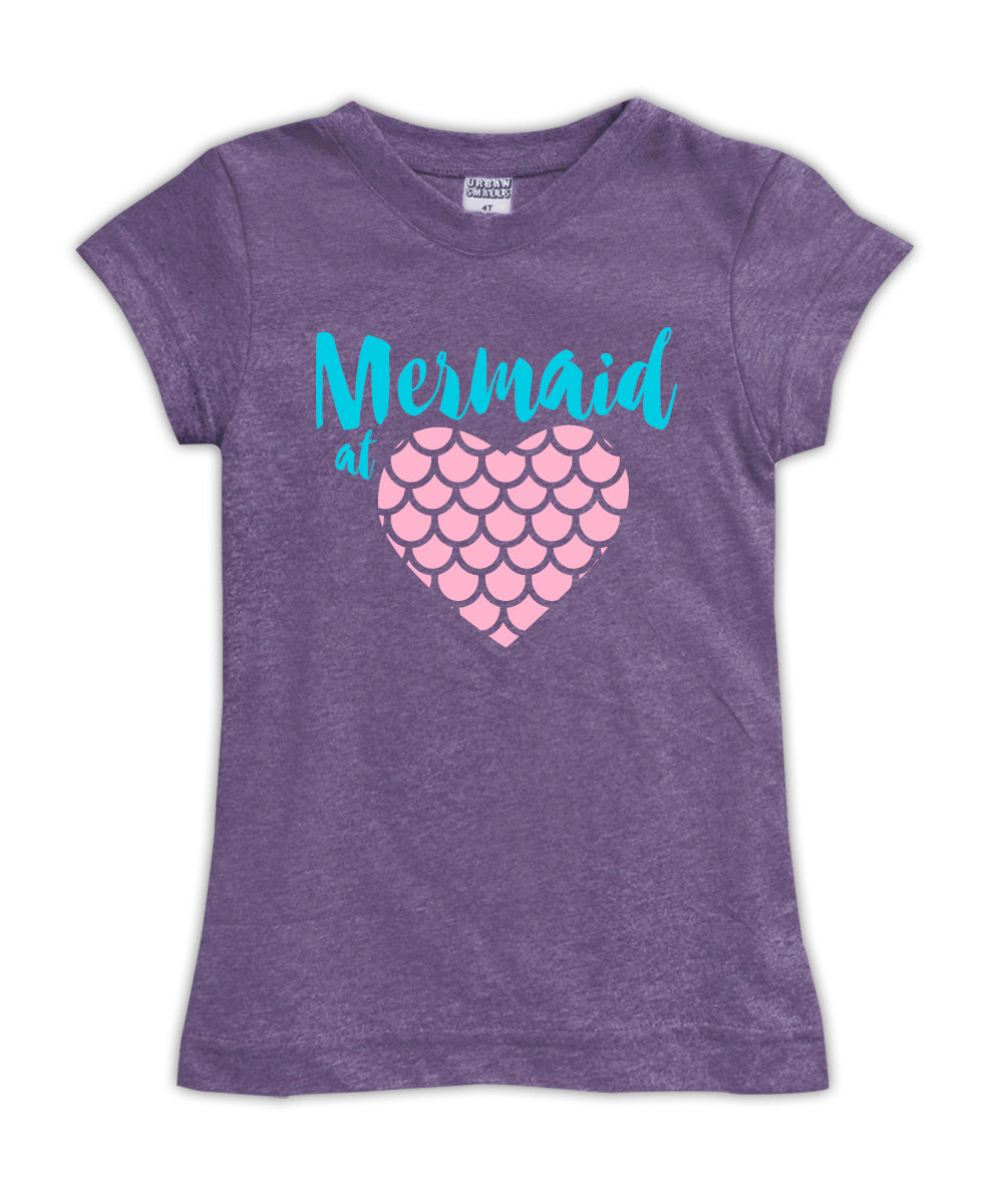 'Mermaid at Heart' Fitted Tee