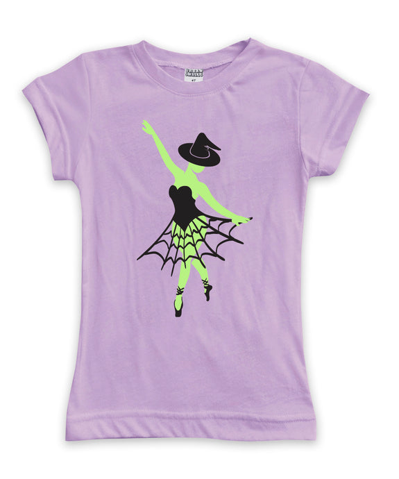 Lavender 'Dancing Witch' Fitted Tee