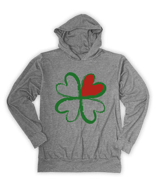 Clover of Hearts Lightweight Hoodie