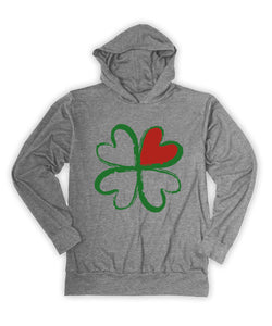 Clover of Hearts Lightweight Hoodie