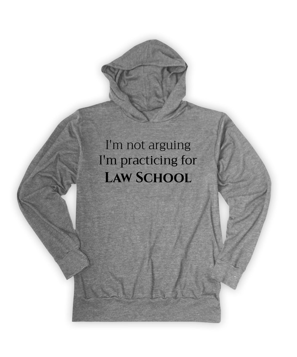 Practicing For Law School Lightweight Hoodie
