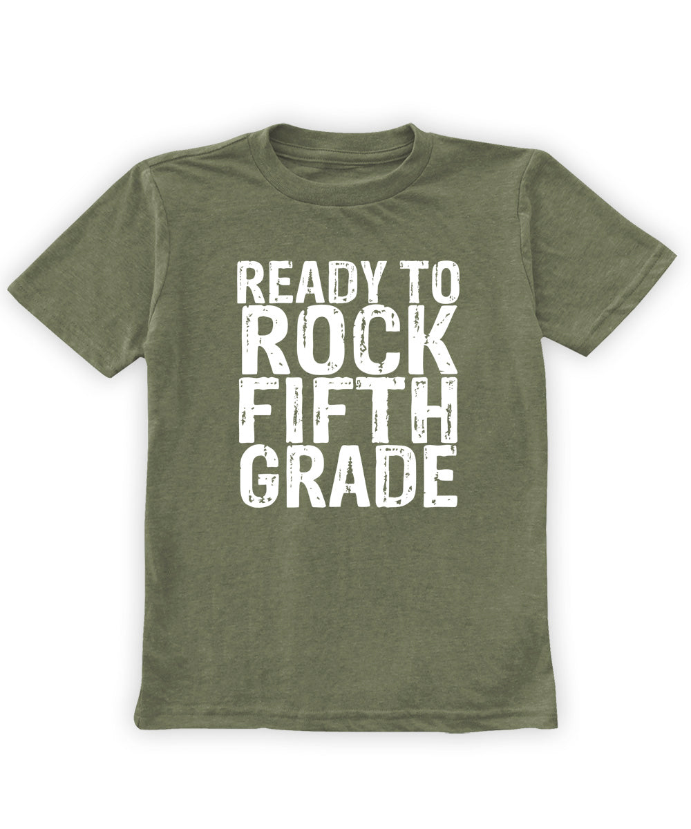 Forest 'Ready to Rock Fifth Grade' Tee