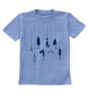 Blue 'Fishing Lures' Tee
