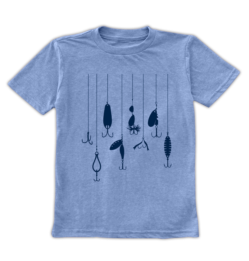 Blue 'Fishing Lures' Tee