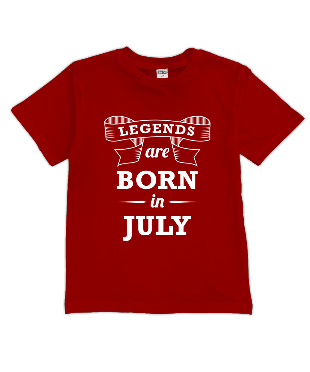 'Legends are born in July' Tee