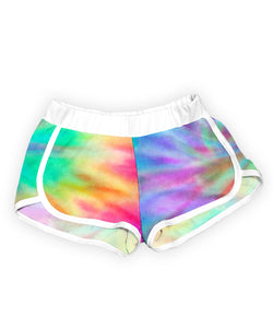 Rainbow Tie-Dye Shorts