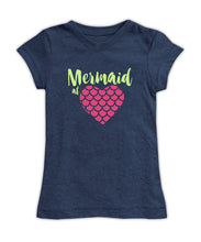 'Mermaid at Heart' Fitted Tee