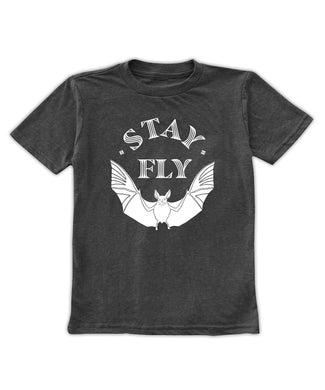 Charcoal 'Stay Fly' Tee
