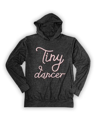 Charcoal tiny dancer lightweight hoodie