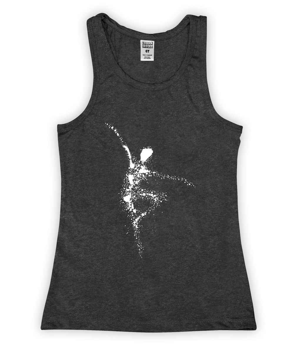 Charcoal dancer girls graphic tank