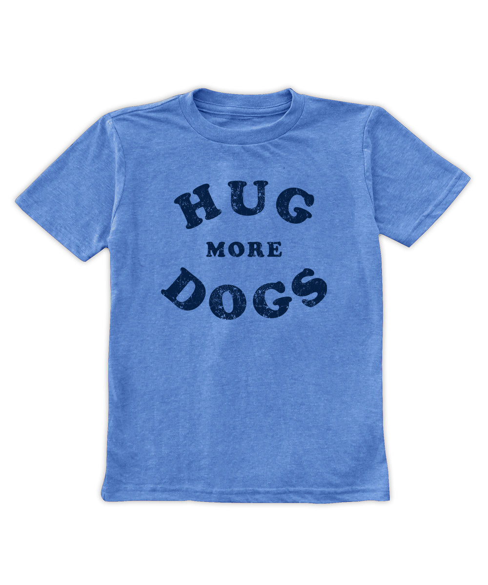 Blue hug more dogs unisex kids graphic tee